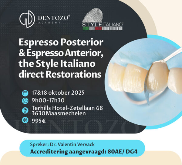 Espresso Posterior & Espresso Anterior, the Style Italiano direct Restorations