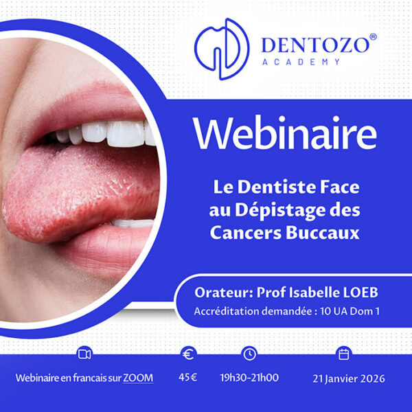 Le dentiste face au dépistage des cancers buccaux